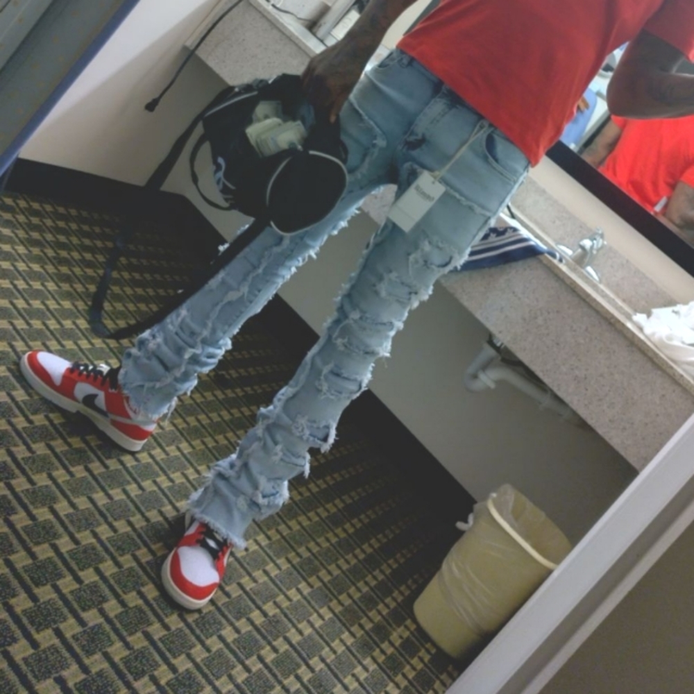 Kloud9 30/38 stacked jeans